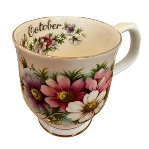 Royal Albert  Teacup Flower Of The Month Series Cosmos